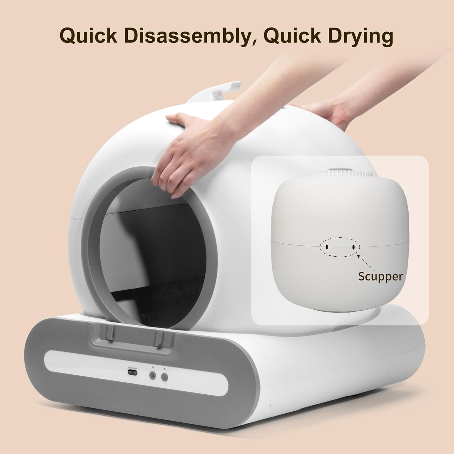🚀Upgraded Self-Cleaning Cat Litter Box 65L XL Capacity📱APP Control Auto Scooper - TikTok's #1 Pet Tech! Odor-Free & Smart Safety Shield🛡️ Cat Litter Box for Multi-Cat Homes🐾 🚀Upgraded Self-Cleaning Cat Litter Box 65L XL Capacity📱APP Control Auto Scooper - TikTok's #1 Pet Tech! Odor-Free & Smart Safety Shield🛡️ Cat Litter Box for Multi-Cat Homes🐾